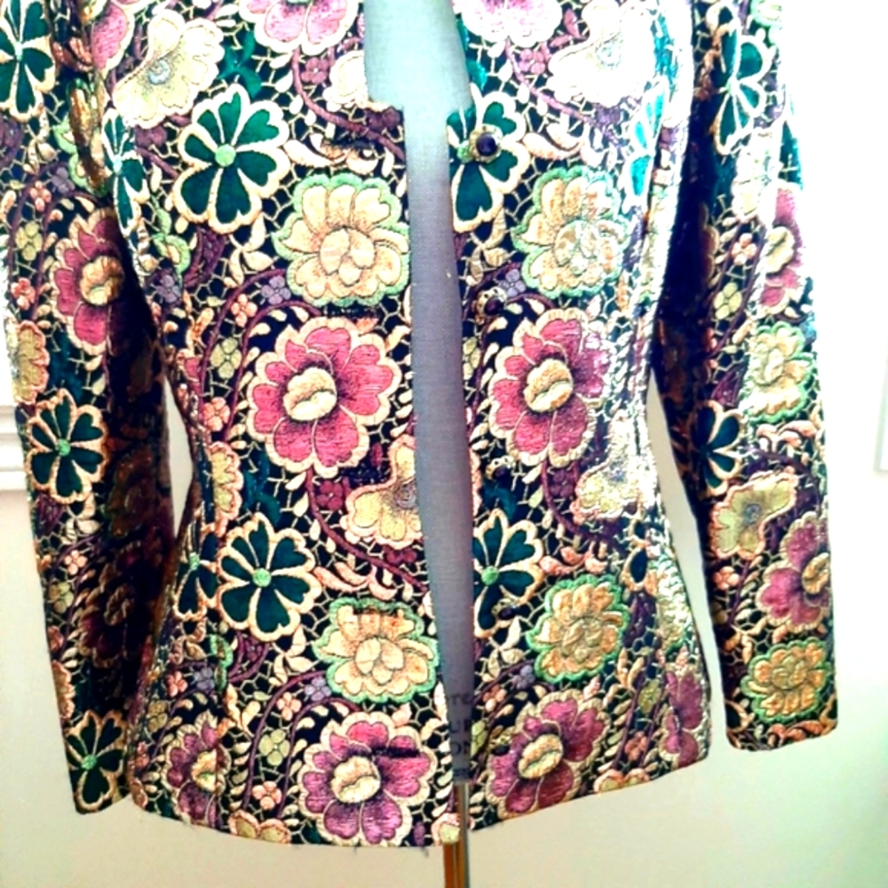 Liptons Metallic Brocade Jacket